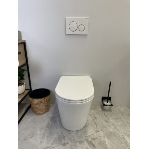 Zara 99 Rimless Floor-mount Toilet Pan Only